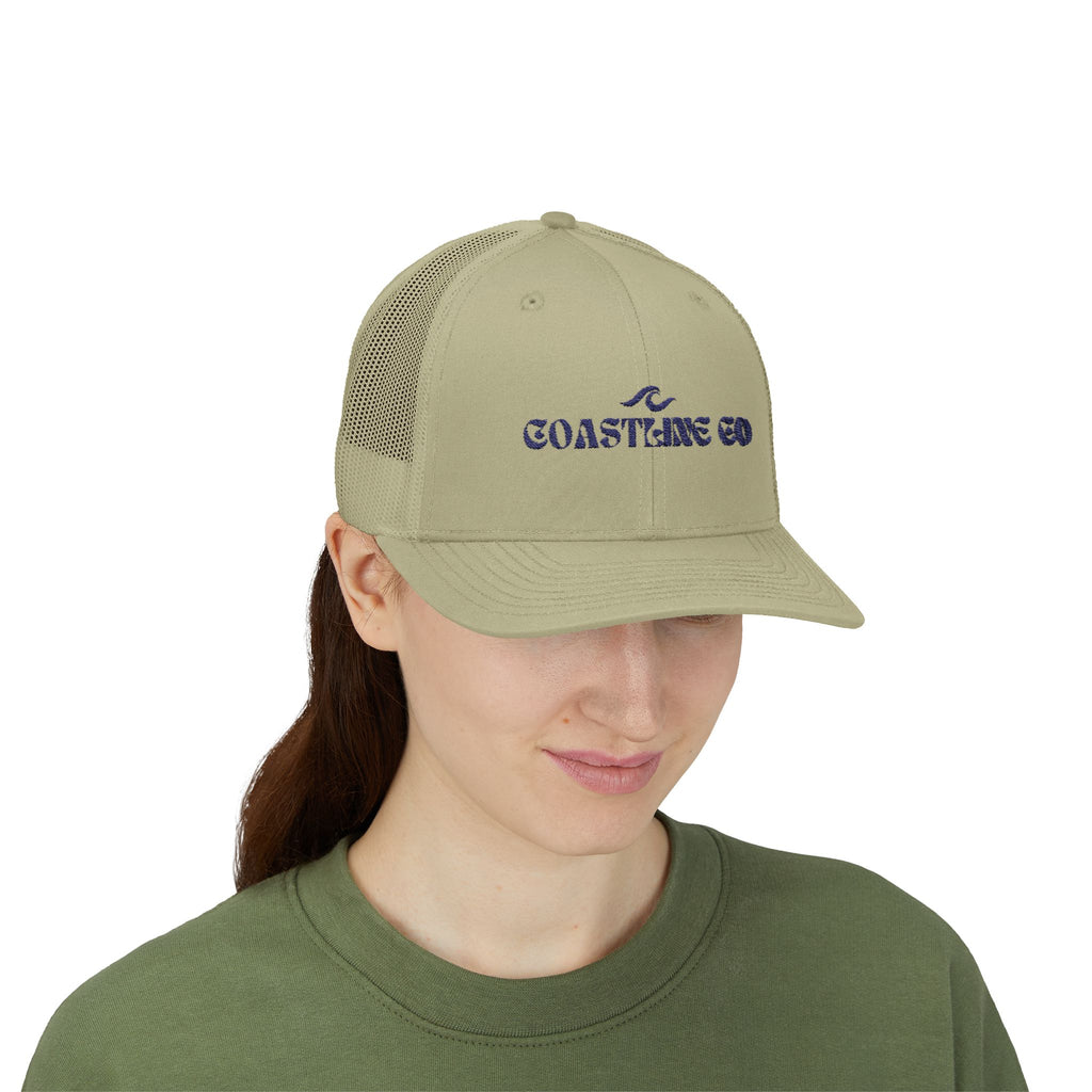 Coastline Co Trucker Cap – Beach Wave Snapback Hat