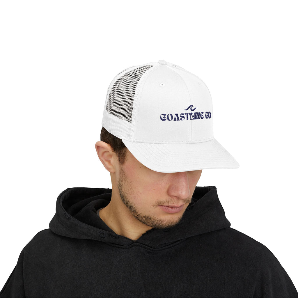 Coastline Co Trucker Cap – Beach Wave Snapback Hat