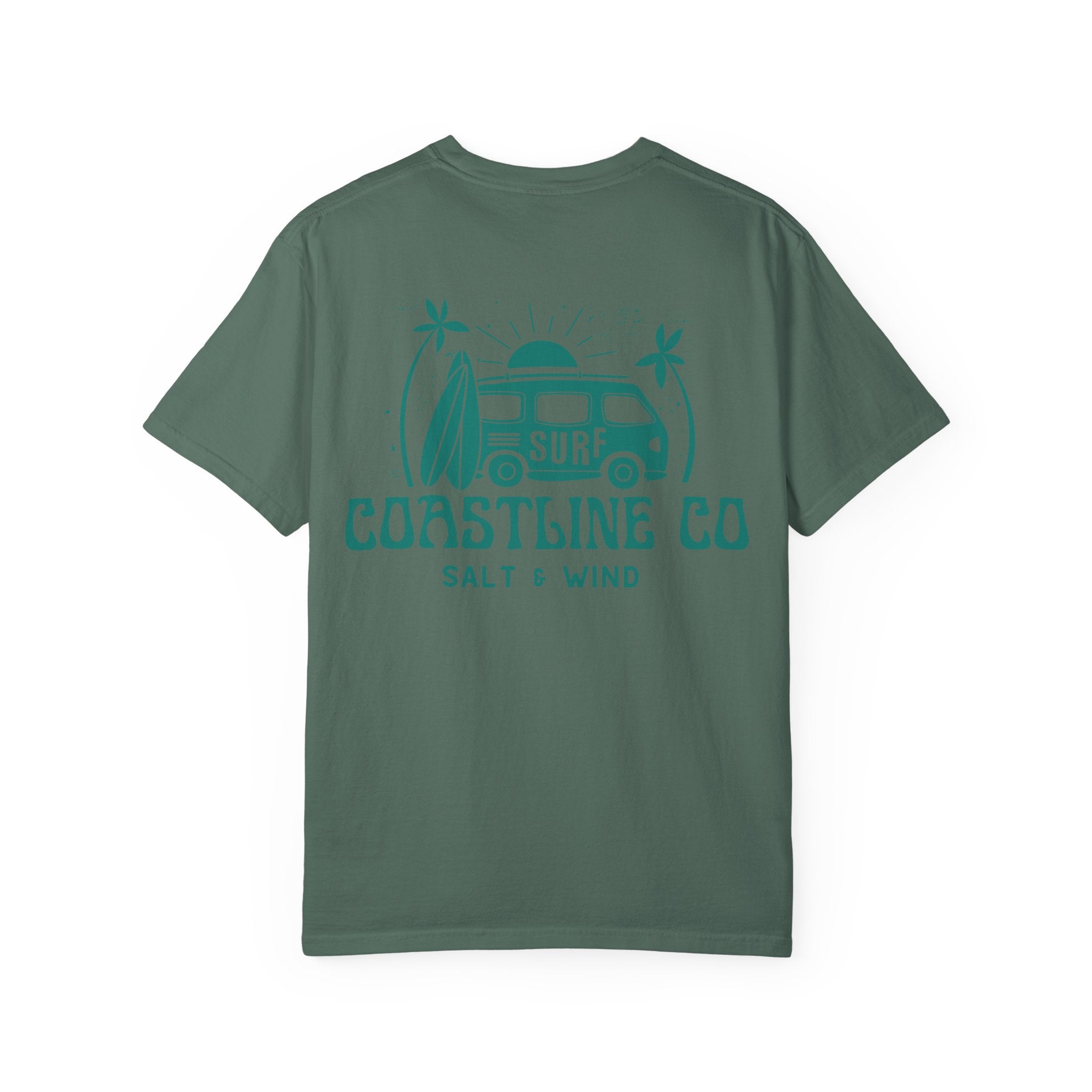 Coastline Co Surf Van T-Shirt — Retro Beach Graphic Tee