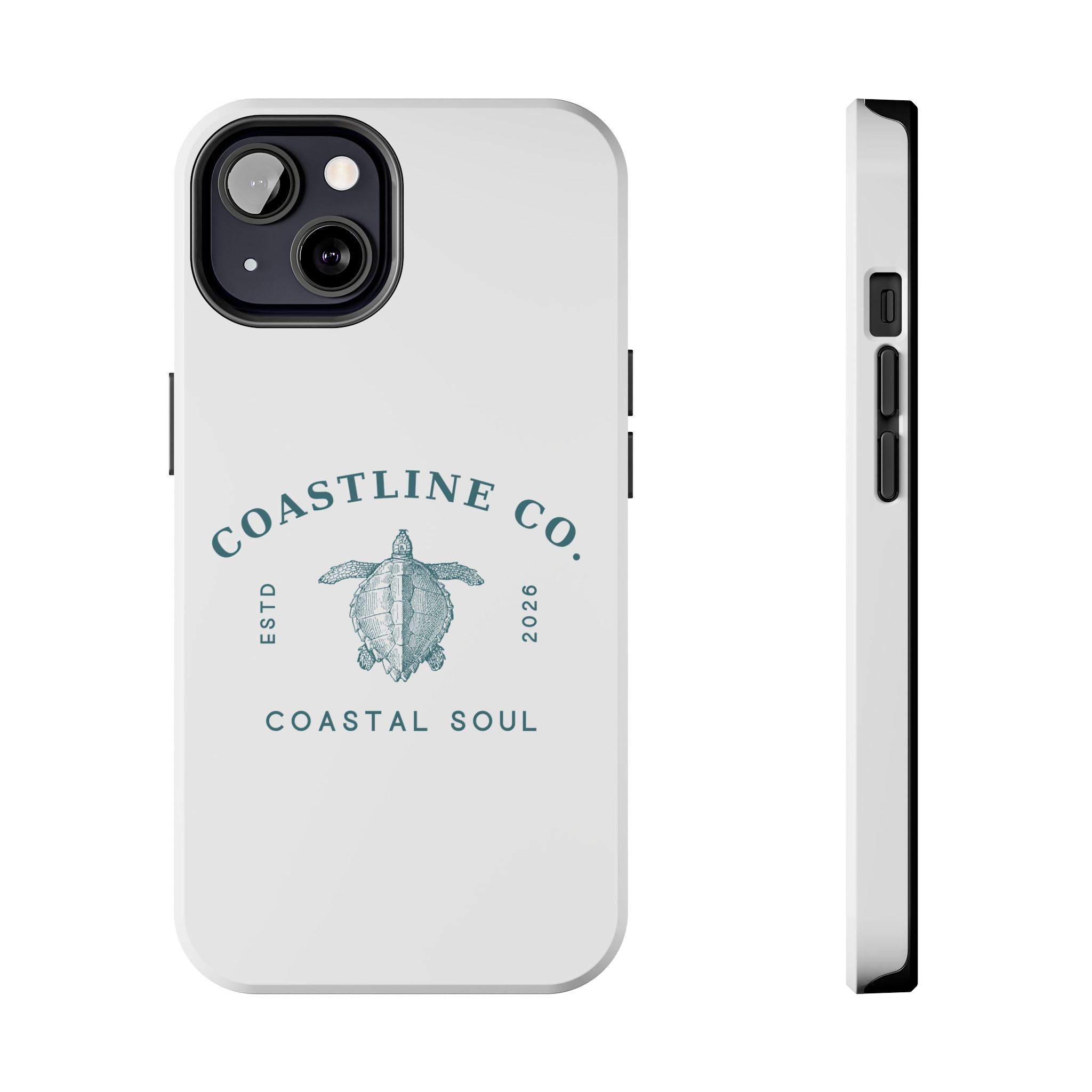 Coastline Co. Sea Turtle Phone Case – "Coastal Soul" Tough Protective Case
