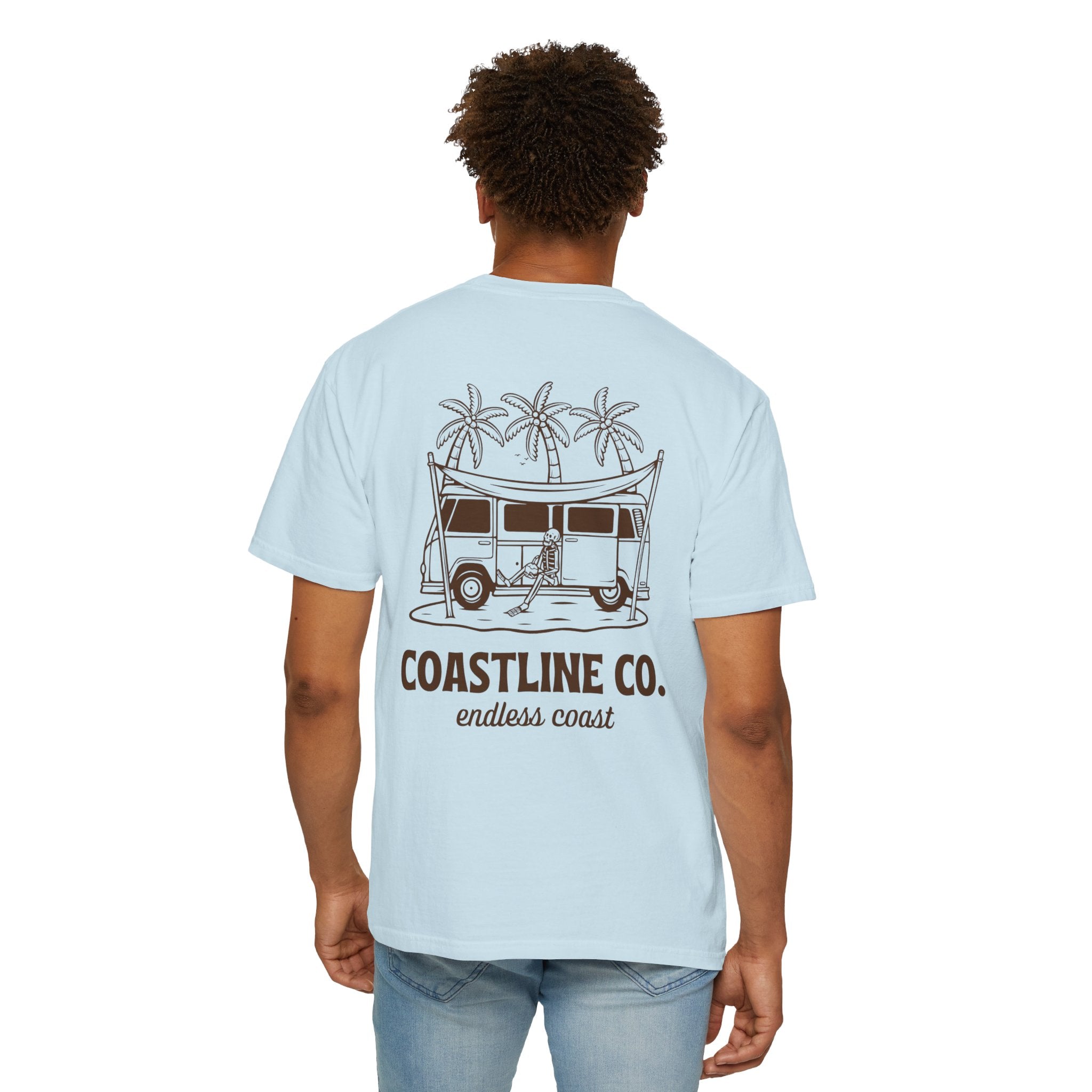 Coastline Co. Surf Van T-Shirt — "Endless Coast" Graphic Tee