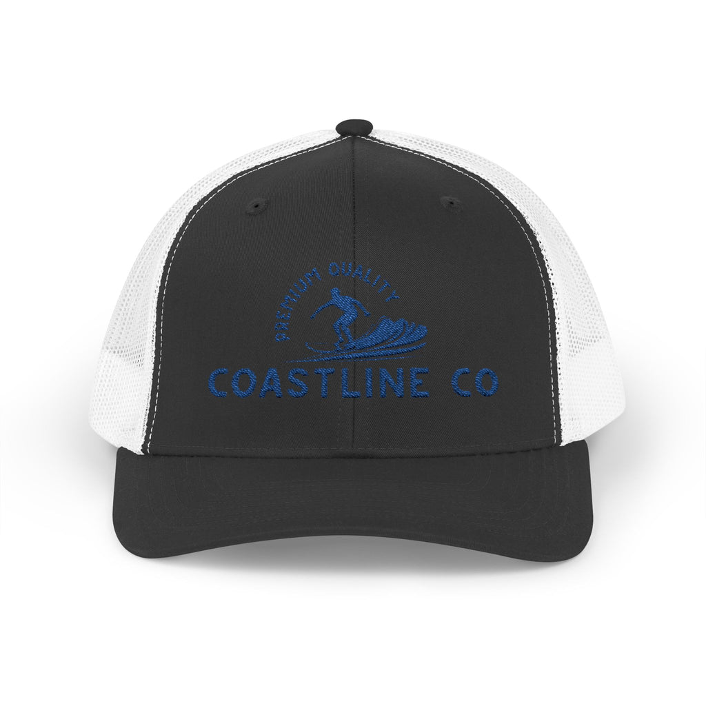 Coastline Co. Wave Trucker Cap – Premium Surf Logo Snapback