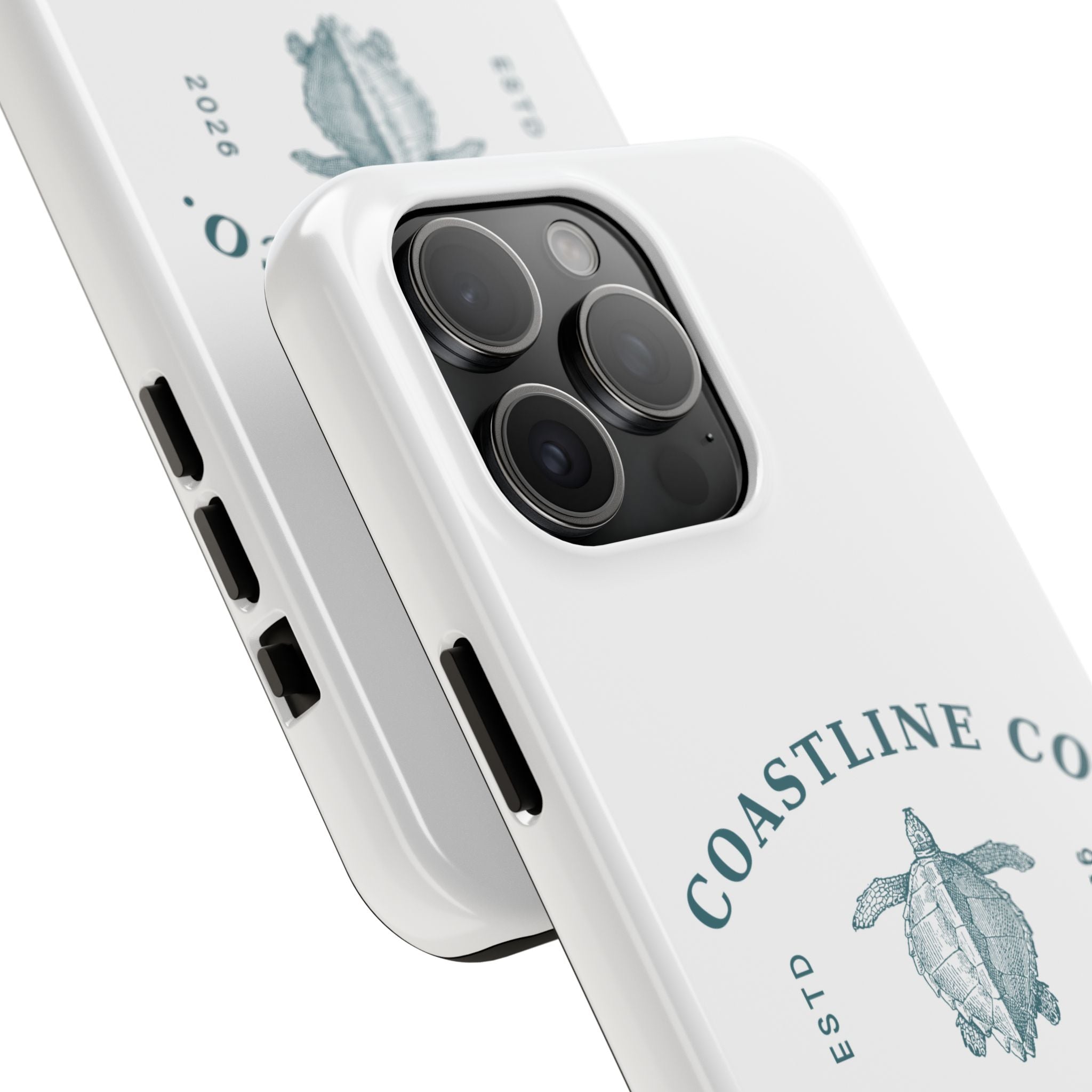 Coastline Co. Sea Turtle Phone Case – "Coastal Soul" Tough Protective Case