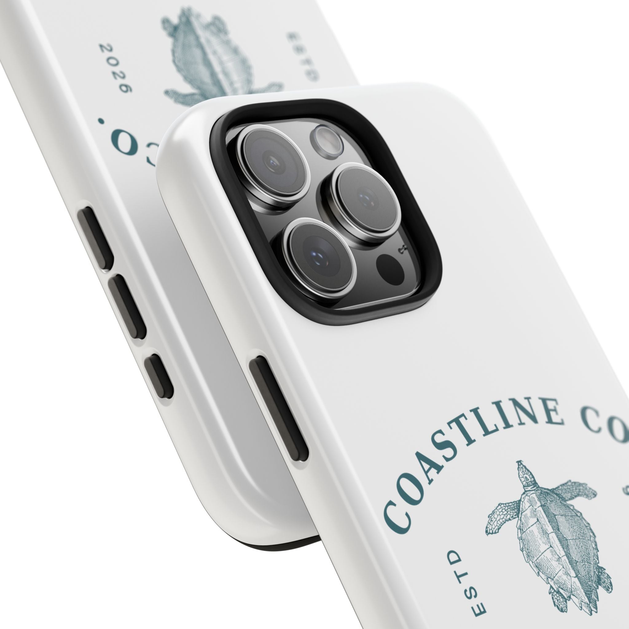 Coastline Co. Sea Turtle Phone Case – "Coastal Soul" Tough Protective Case