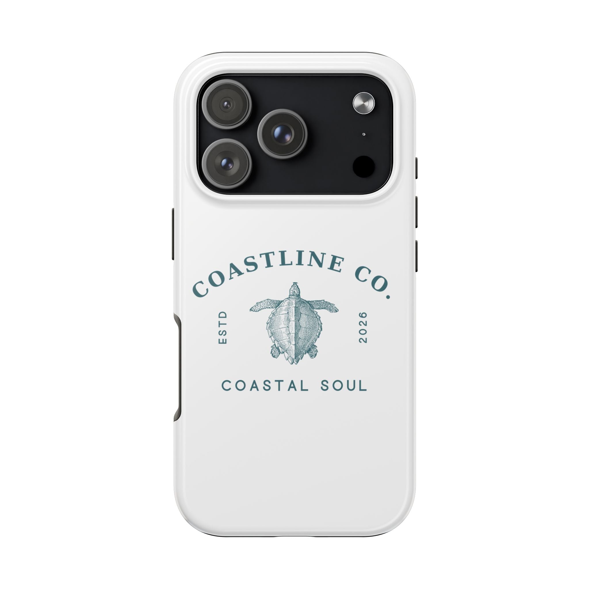 Coastline Co. Sea Turtle Phone Case – "Coastal Soul" Tough Protective Case