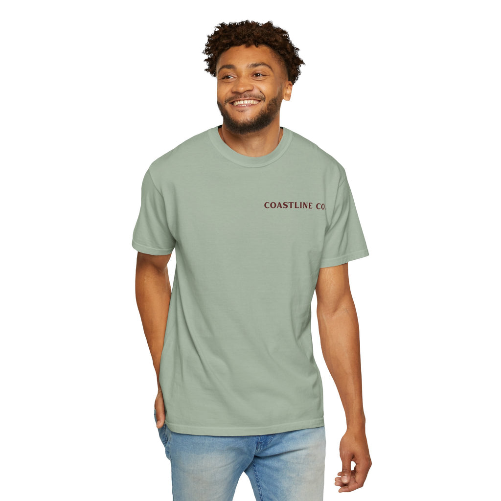 Coastline Co. Bass Patch Tee — "Lost in the Tide" Graphic T-Shirt