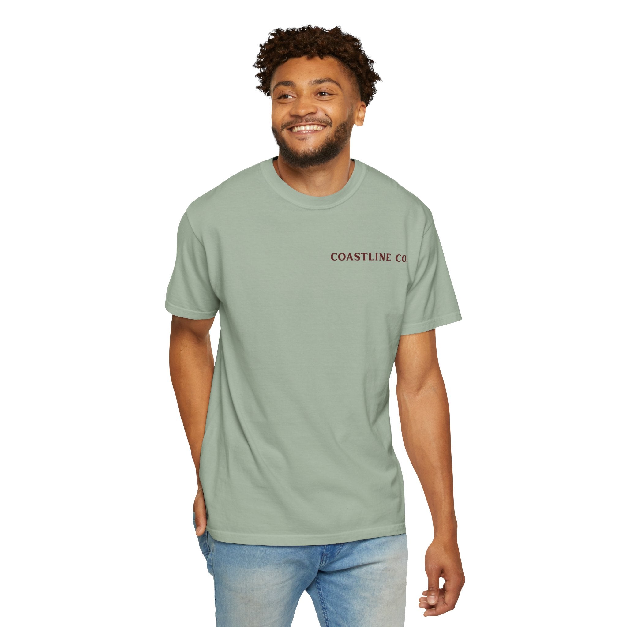 Coastline Co. Bass Patch Tee — "Lost in the Tide" Graphic T-Shirt