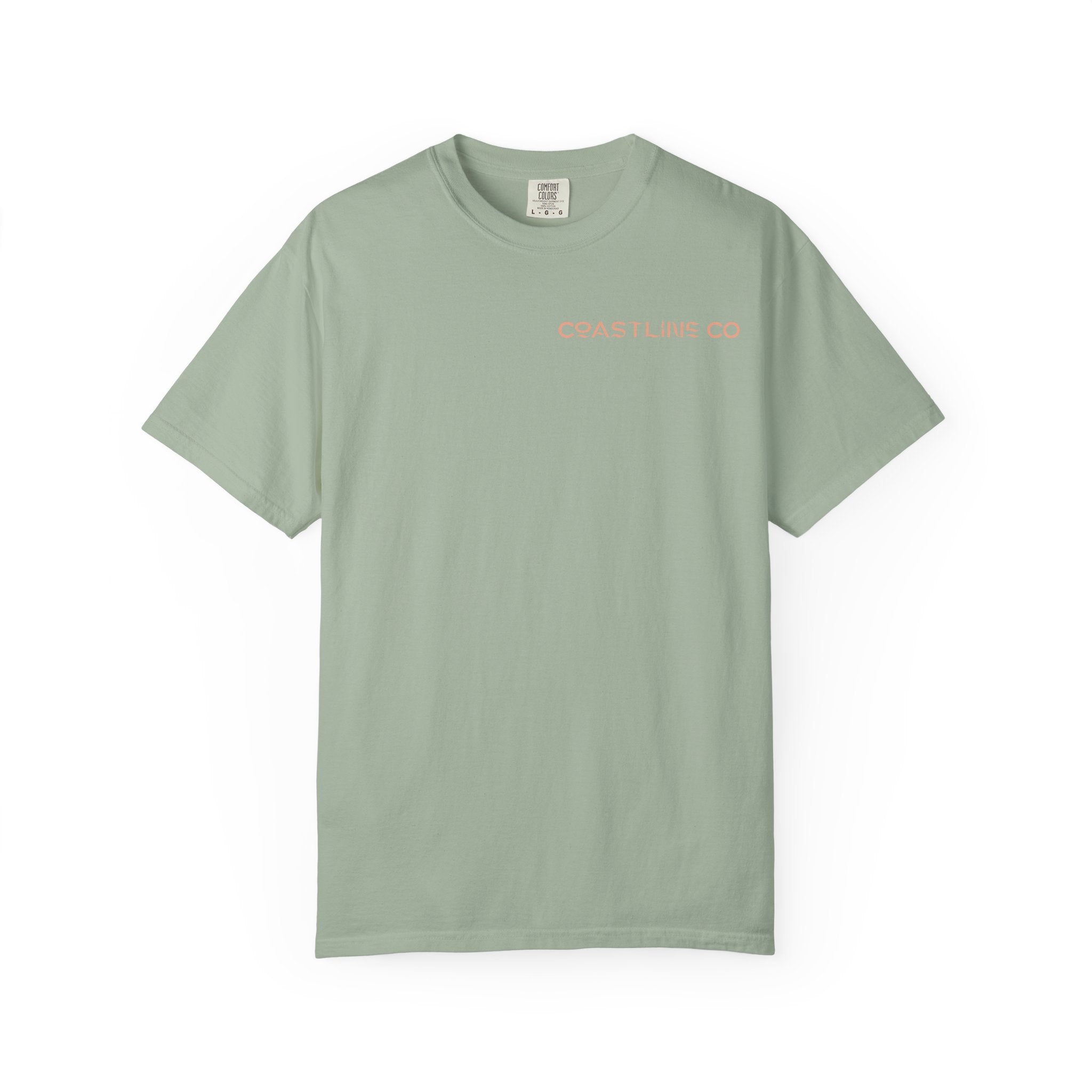 T-Shirt — Coastline Co Tiki Logo Tee (Back Graphic)