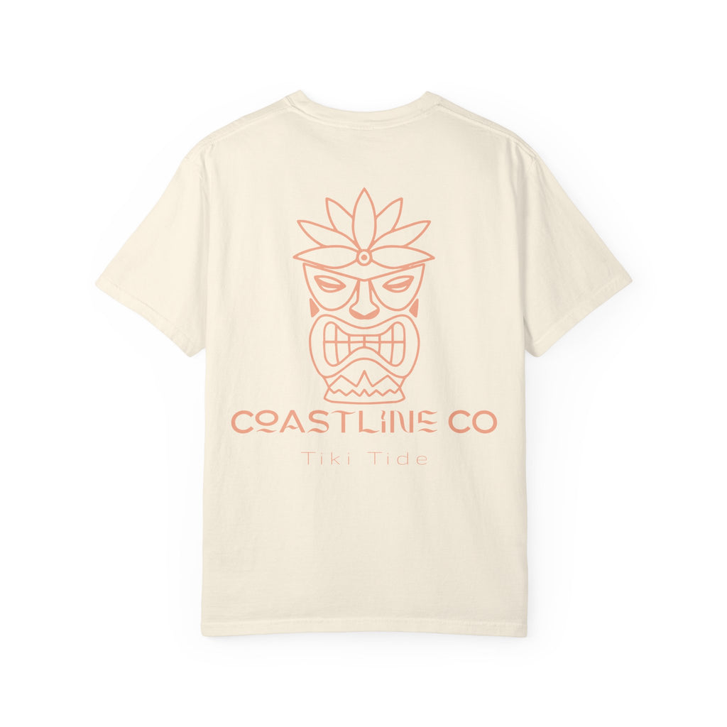 T-Shirt — Coastline Co Tiki Logo Tee (Back Graphic)