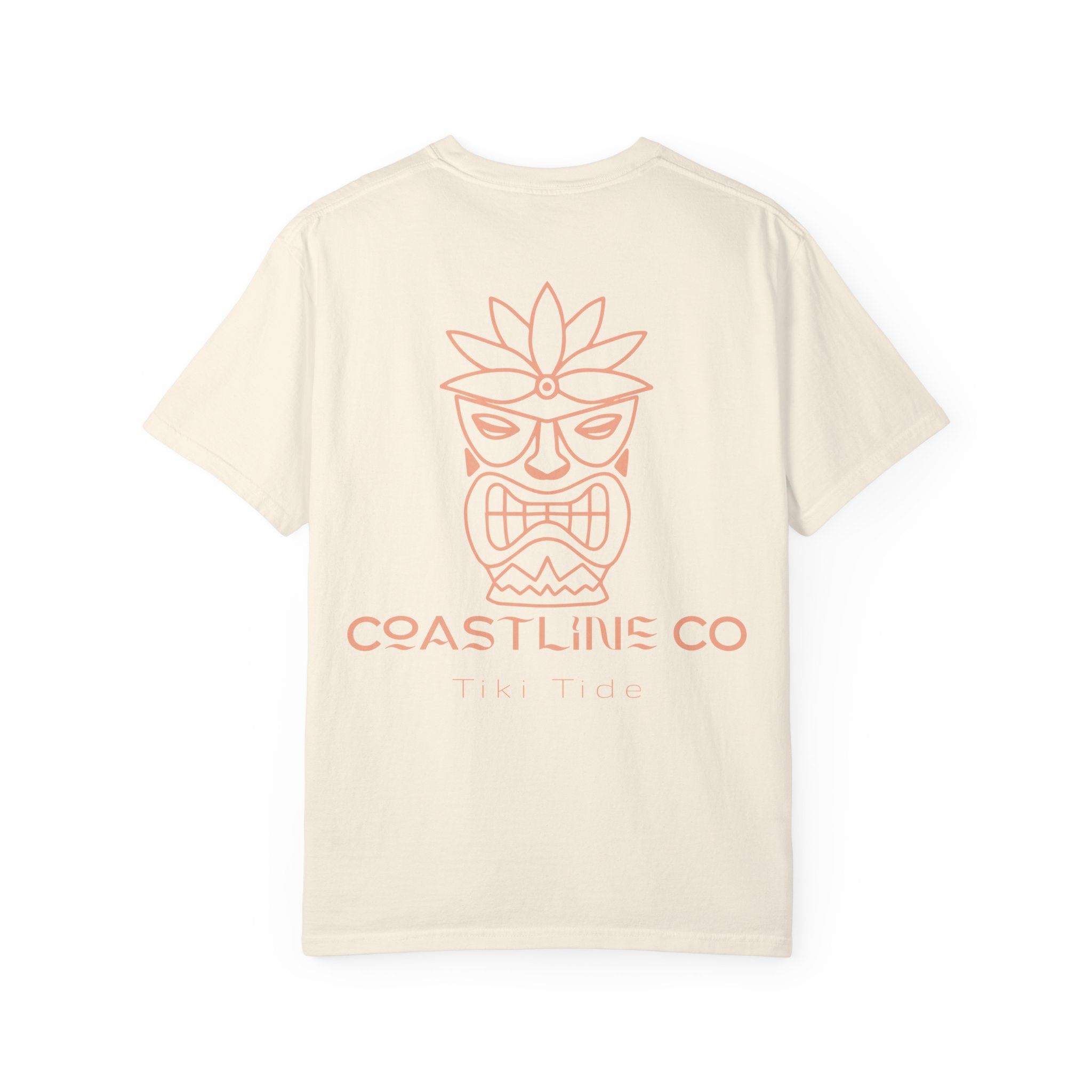 T-Shirt — Coastline Co Tiki Logo Tee (Back Graphic)