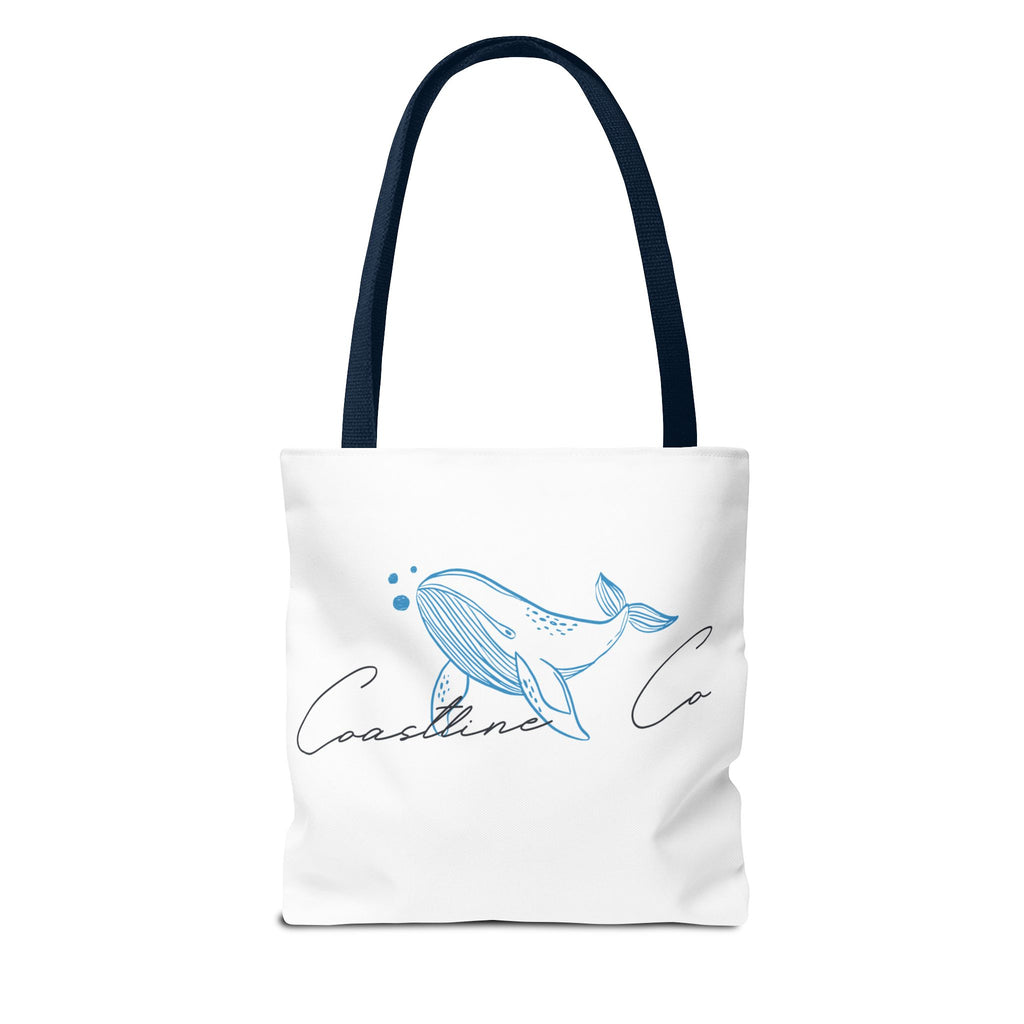 Tote Bag — Coastal Whale Illustration Tote (Coastline Co.)