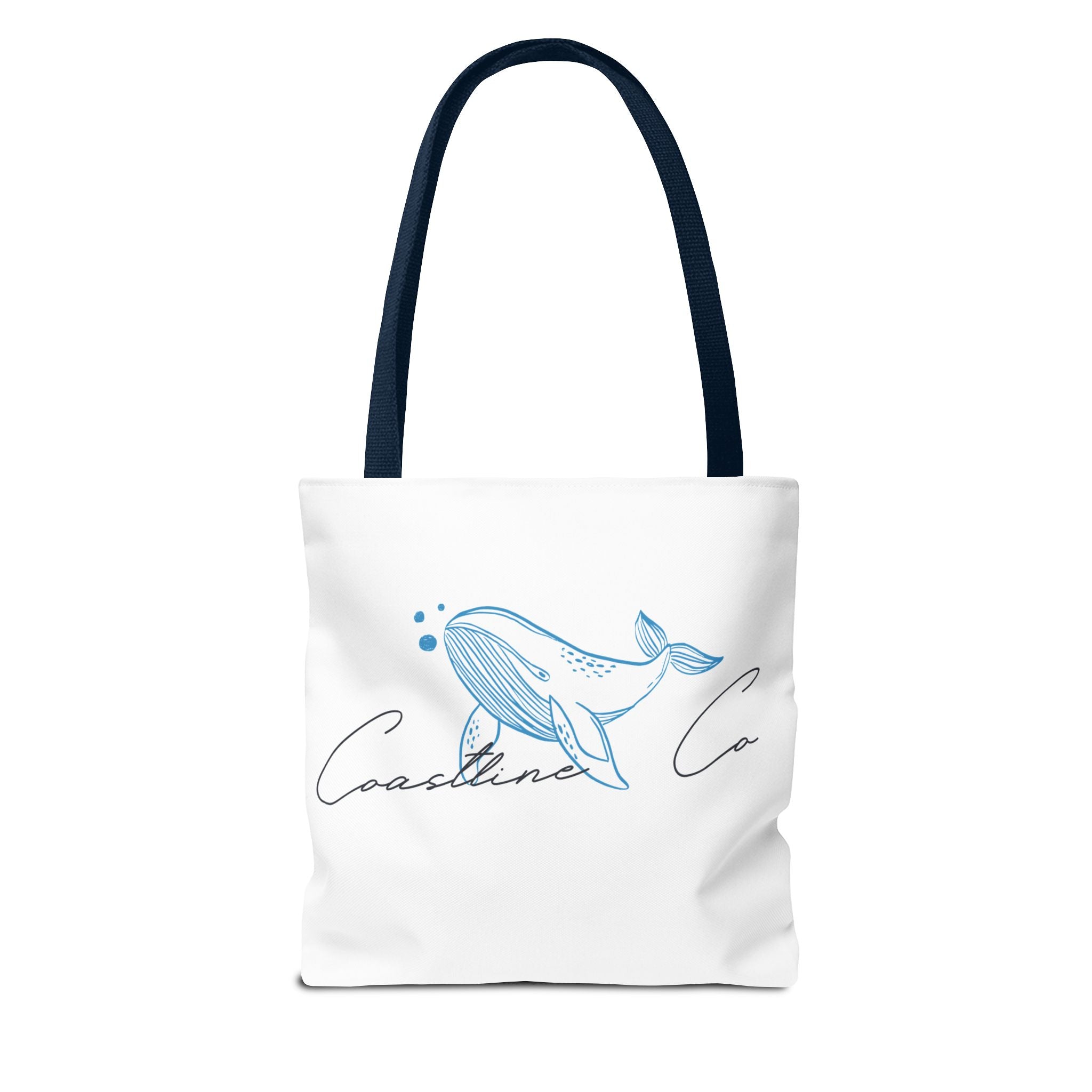 Tote Bag — Coastal Whale Illustration Tote (Coastline Co.)