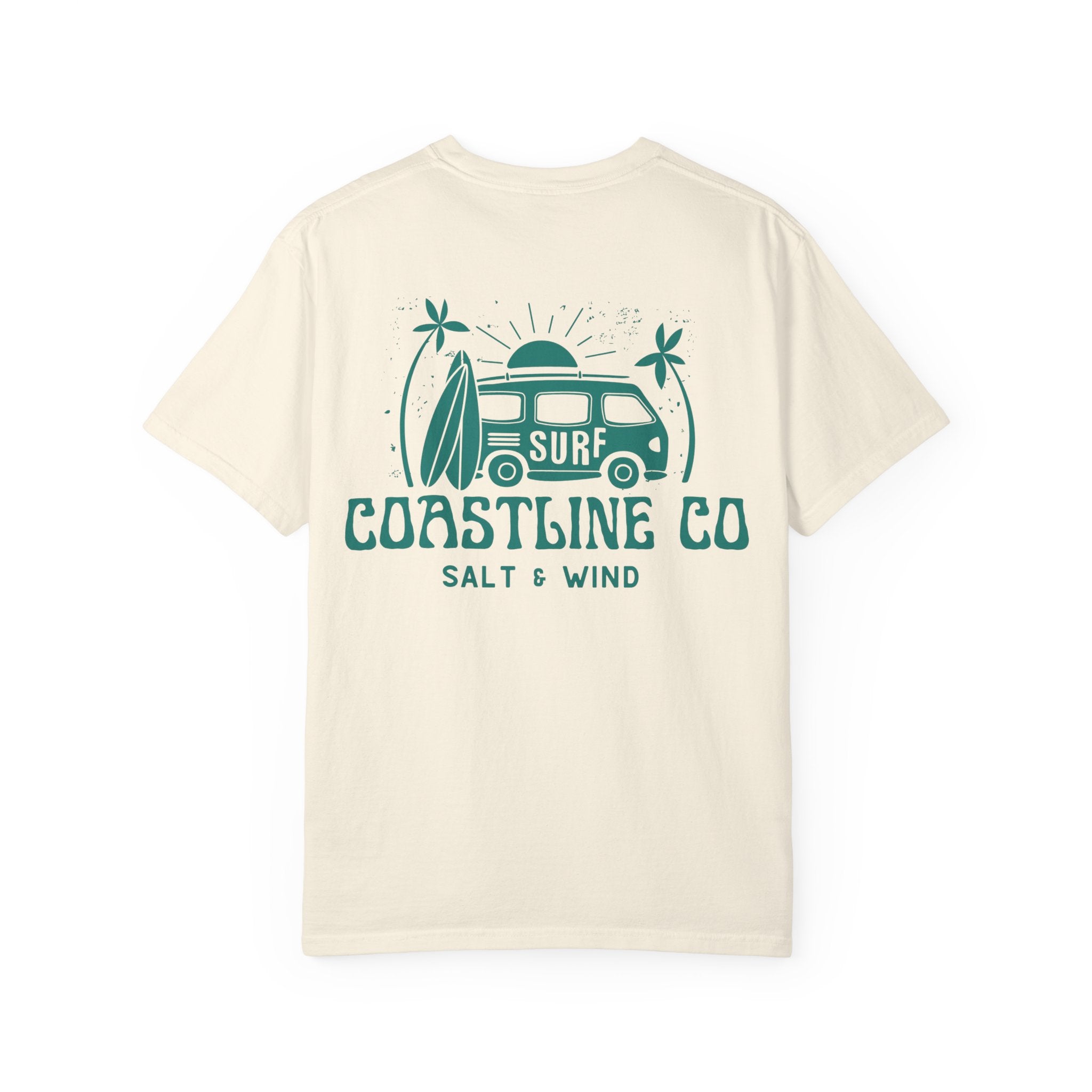 Coastline Co Surf Van T-Shirt — Retro Beach Graphic Tee