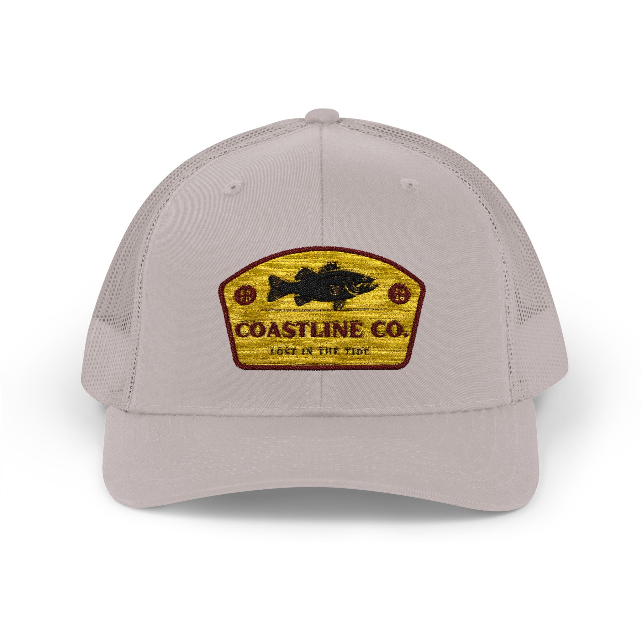 Coastline Co. Fish Patch Trucker Cap — Vintage Fishing Snapback